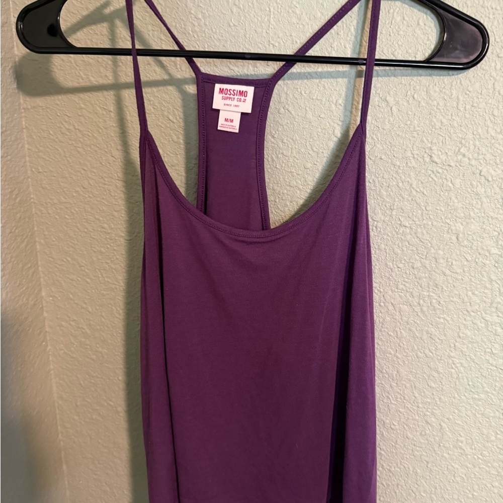 Mossimo Supply Co. Women's Rich Purple Crop Tank